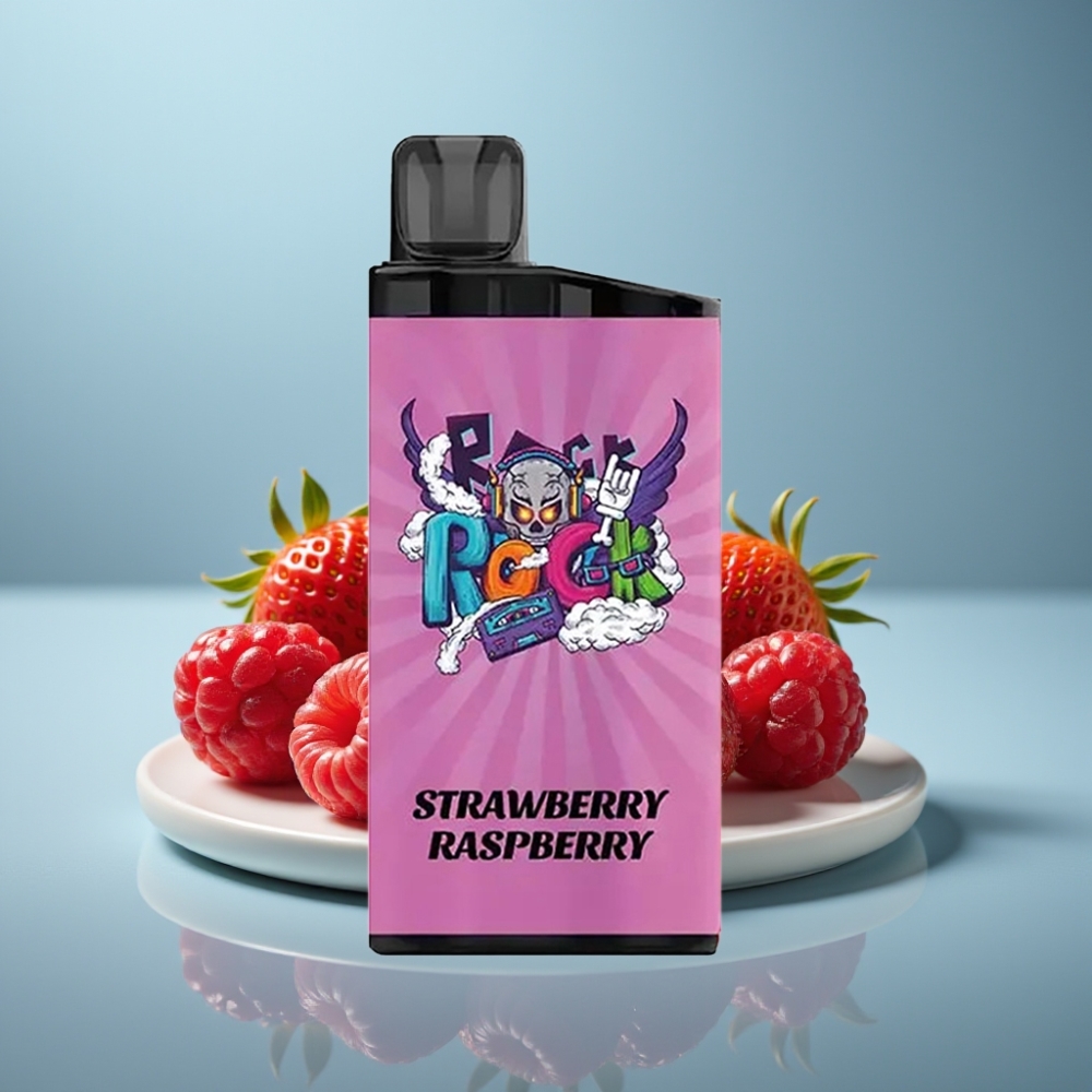 IGET Bar 3500 Puffs Jednorázová E-Cigareta Jahoda Malina 1400 mAh