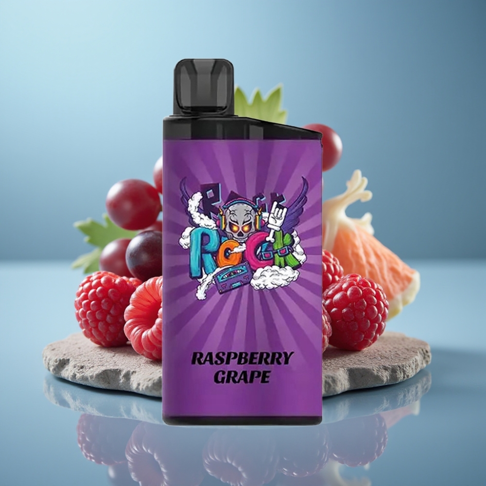 IGET Bar 3500 Puffs Jednorázová E-cigareta Malina Hrozno 1400 mAh