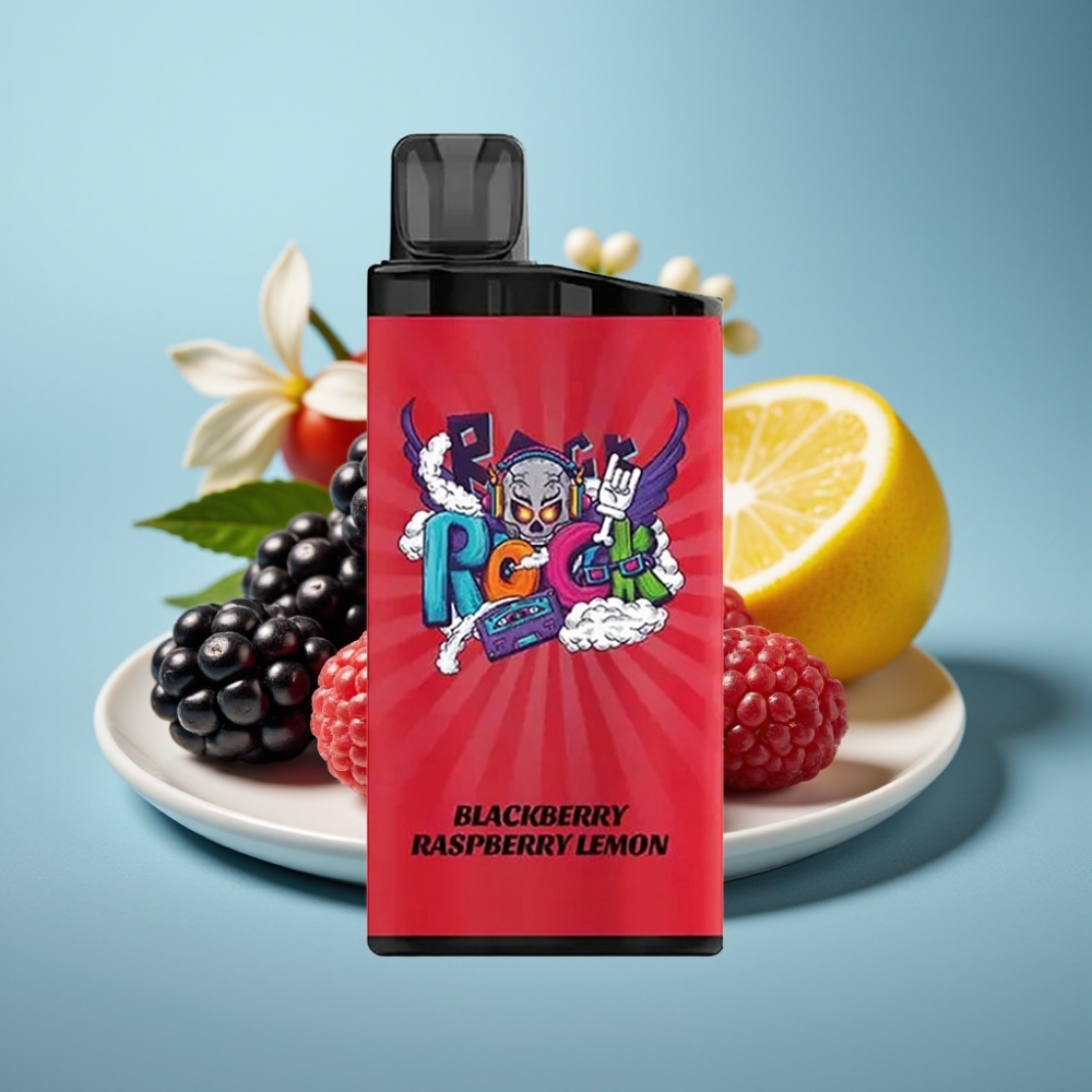 IGET Bar 3500 Puffs Jednorázová E-cigareta Čučoriedka Malina Citrón 1400 mAh