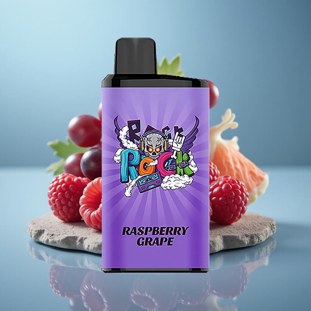 IGET Bar Pro 10000 Puffs Jednorázová E-cigareta Malina Hrozno 2000 mAh