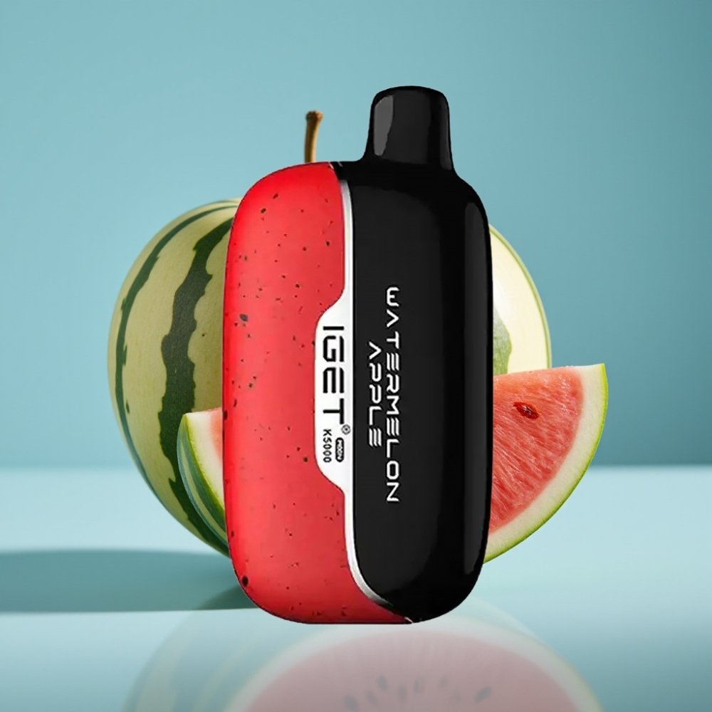 IGET Moon K5000 Puffs Jednorazová E‑Cigareta Vodný Melón Jablko 5000 Puffs 815 g