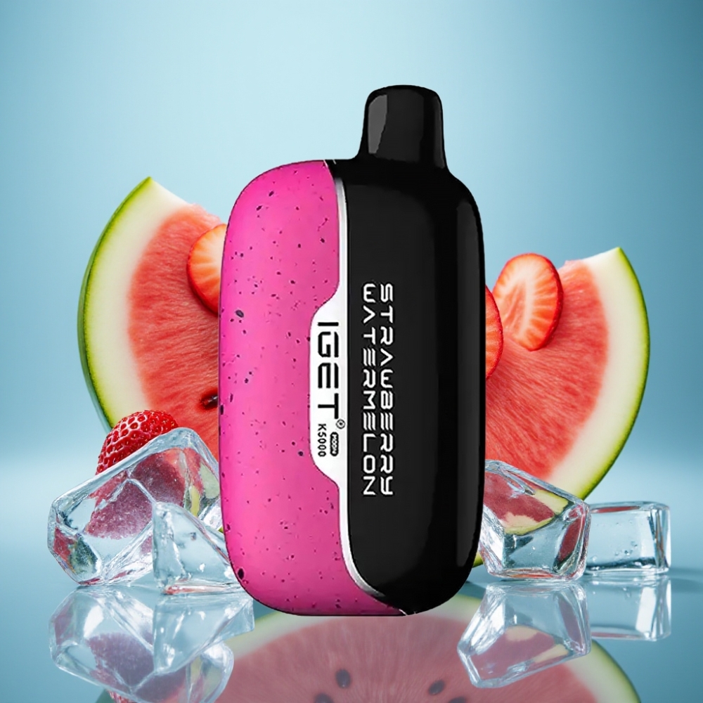 IGET Moon K5000 Puffs Jednorázová E‑fajka Jahoda Vodný Melón Ľadová 5000 Puffov