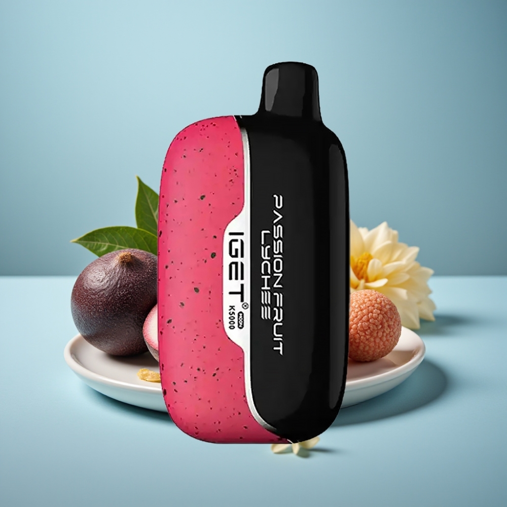IGET Moon K5000 Párov Jednorazové Vape Marakuja Lychee 815 g