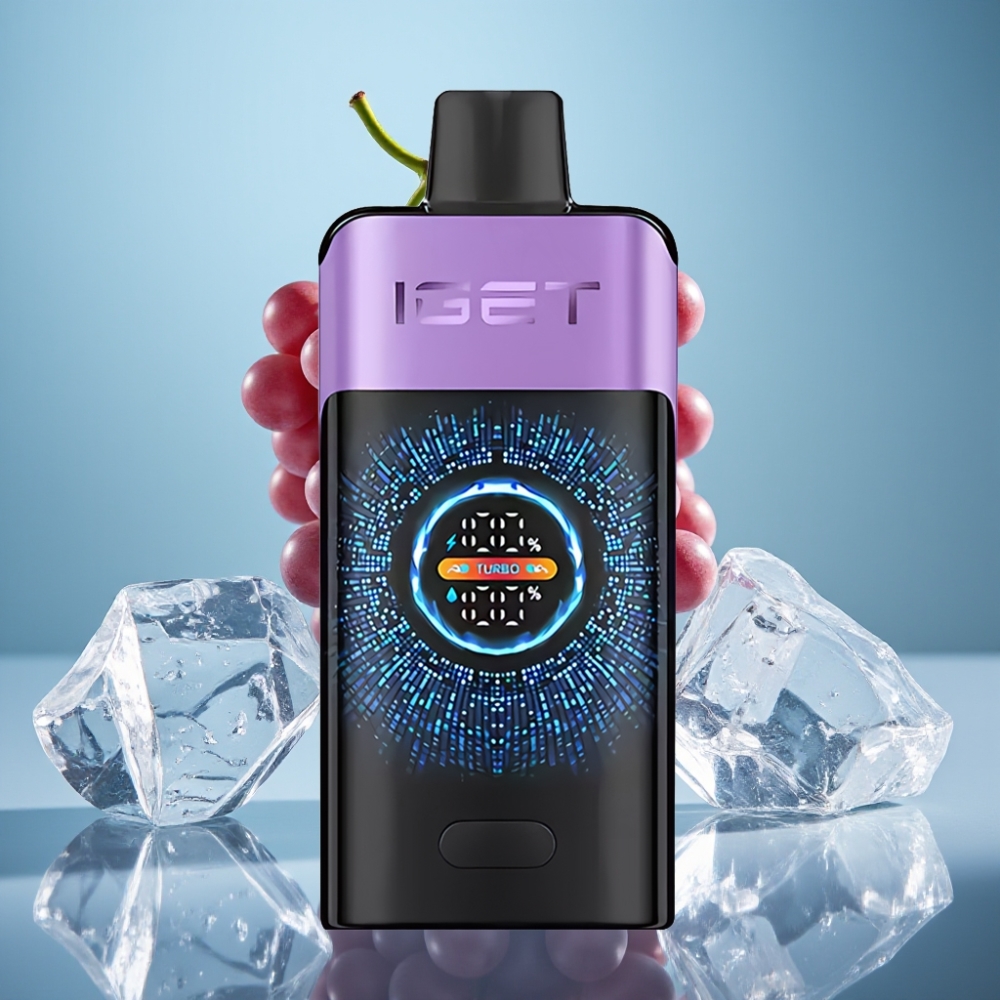 IGET ONE 12000 Puffs Jednorázová E-cigareta Hroznový Ľad 2700 mAh IGET ONE 12000 Puffs Jednorázová E-cigareta 2700 mAh