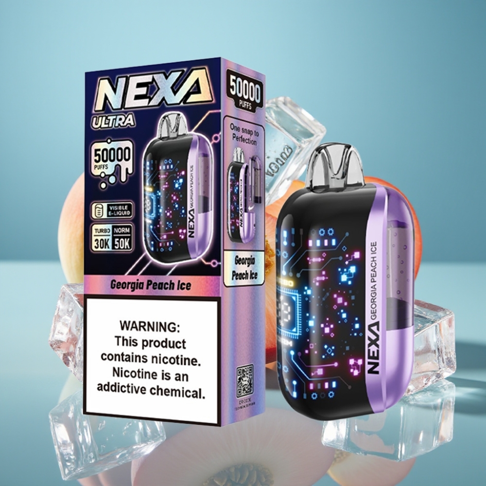 NEXA Ultra 50K Jednorazové Vape Broskyňový ľad 20ml/800mAh NEXA Ultra 50000 Puffs Jednorazové Vape Broskyňový ľad 5