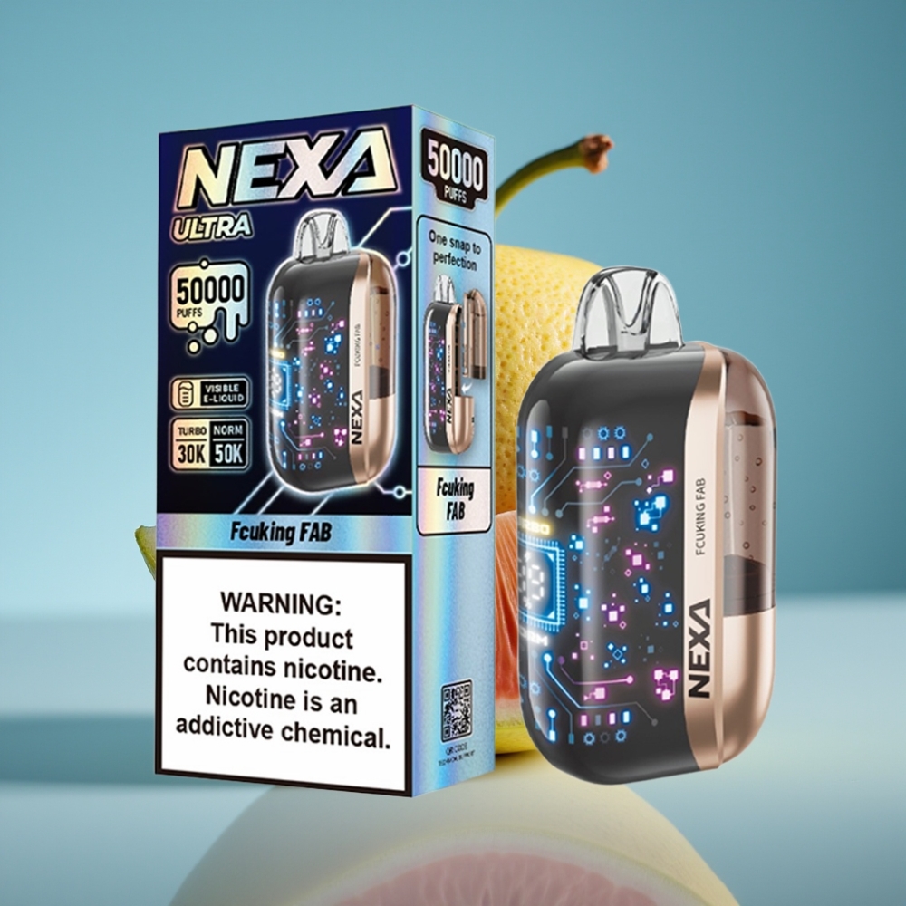 NEXA Ultra 50K Jednorazové Vape Fcuking Fab 20ml/5 NEXA Ultra 50000 Puffs 800mAh Typ-C