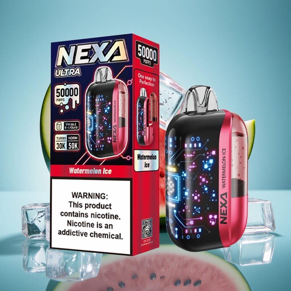 NEXA Ultra 50K Jednorazové Vape Vodňový ľad 20ml/800mAh