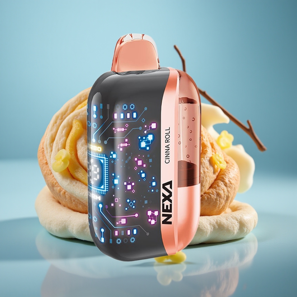 NEXA Ultra 50K Jednorazové Vape Škorica s 20ml a 800mAh NEXA Ultra 50000 Puffs Jednorazové Vape Cinna Roll s 5 nikotínu