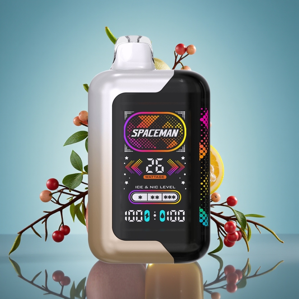 SMOK SPACEMAN SP40000 Jednorazové Vape Root Beer Bez Nikotínu s 20ml a 1000mAh SMOK SPACEMAN SP40K Zero Nic Jednorazové s 40000 ťahmi a LED displejom