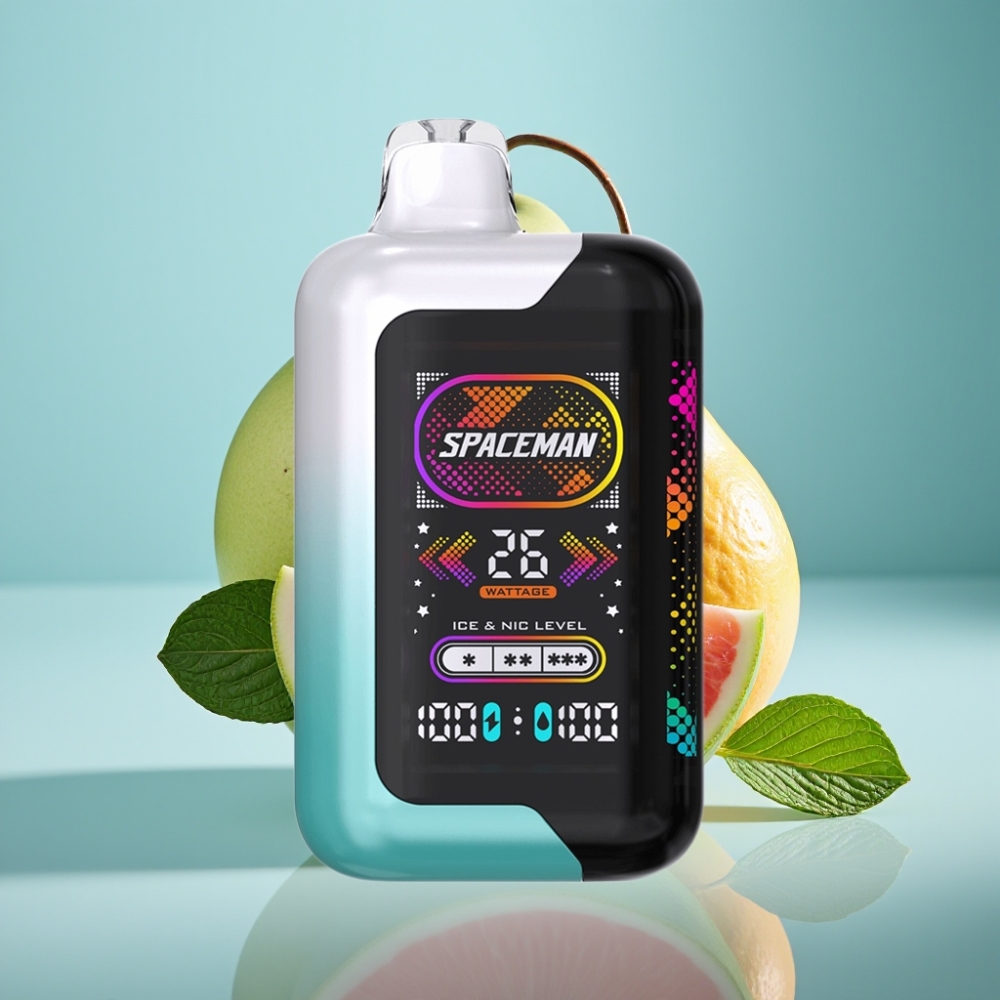 SMOK SPACEMAN SP40000 Jednorazové Vape Čerstvá Mätová bez Nikotínu 20ml/1000mAh