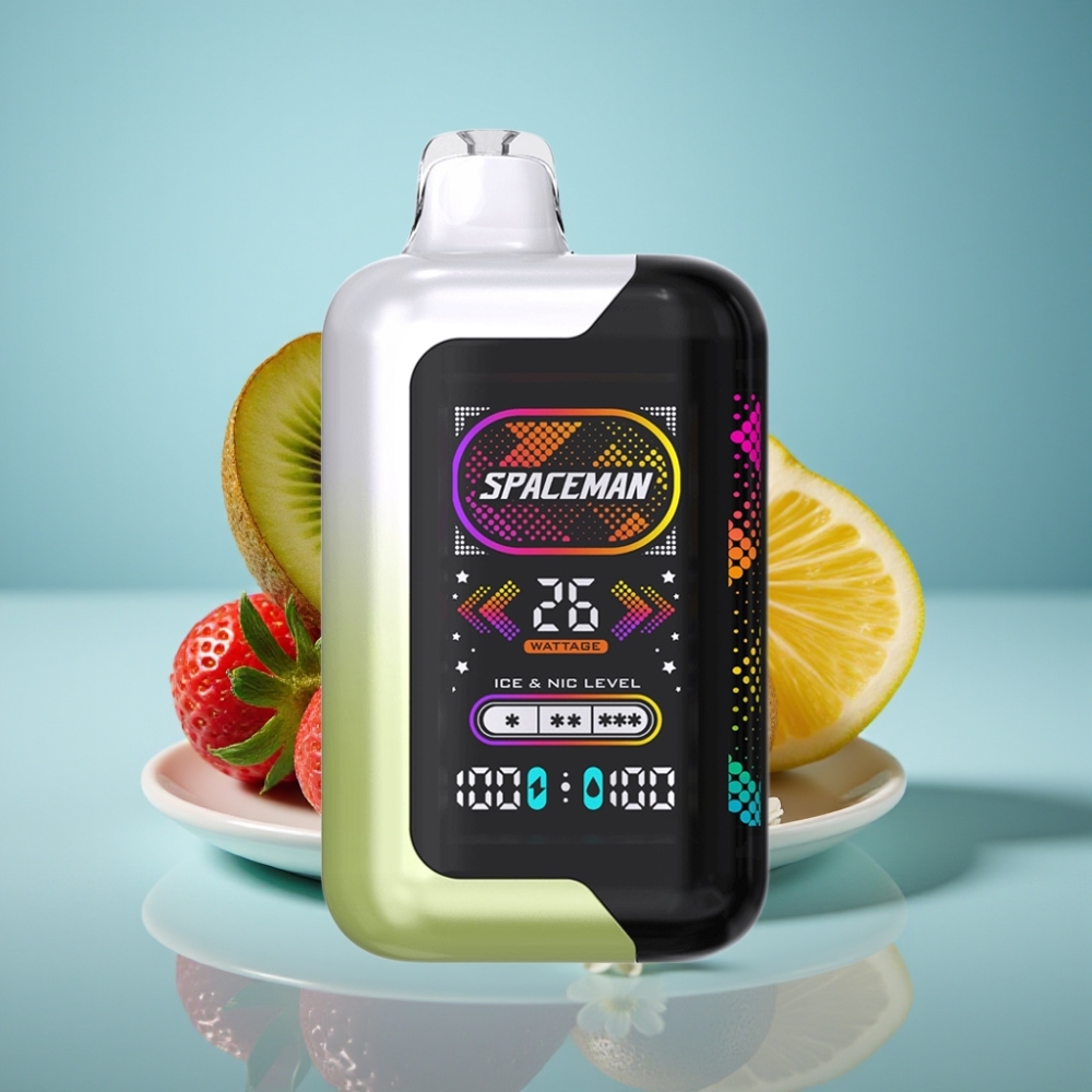 SMOK SPACEMAN SP40000 Zero Nikotín Jednorazové Jahoda-Kívi 20ml/1000mAh