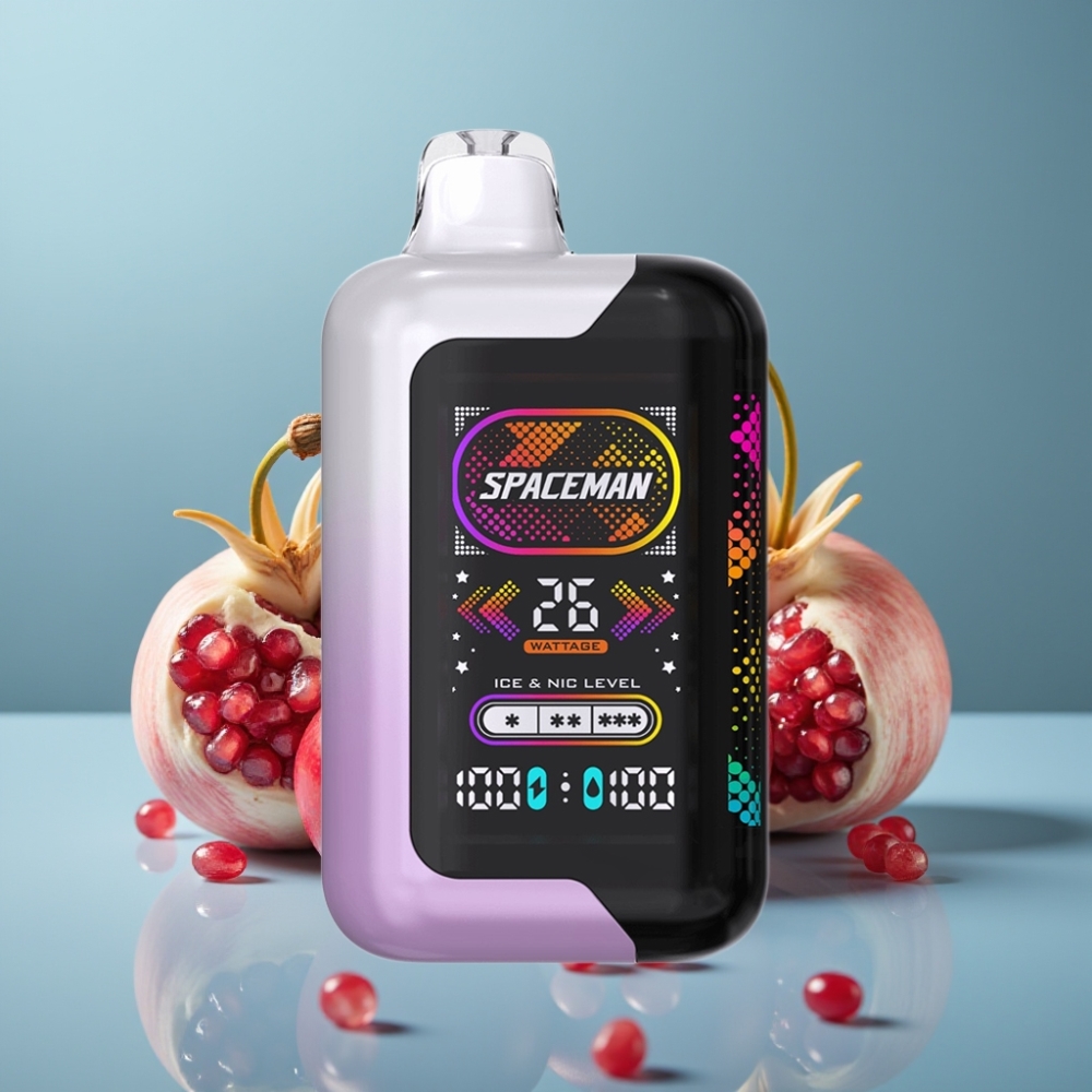 SMOK SPACEMAN SP40000 Zero Nikotín Jednorazové Čerešňa Granátové Jablko 20ml/1000mAh