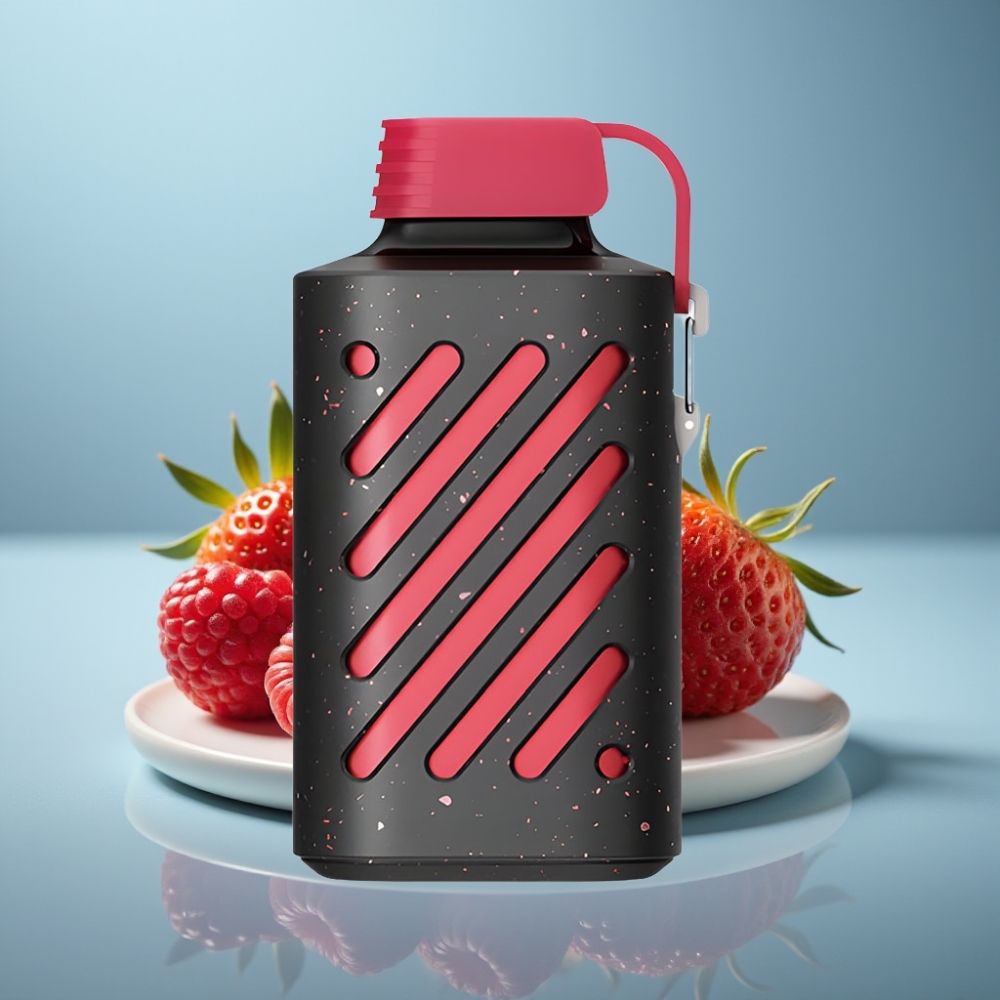 VOZOL GEAR 10000 Jednorázová Vape Jahoda Malina s 20ml E-liquid a 10000 Puffov