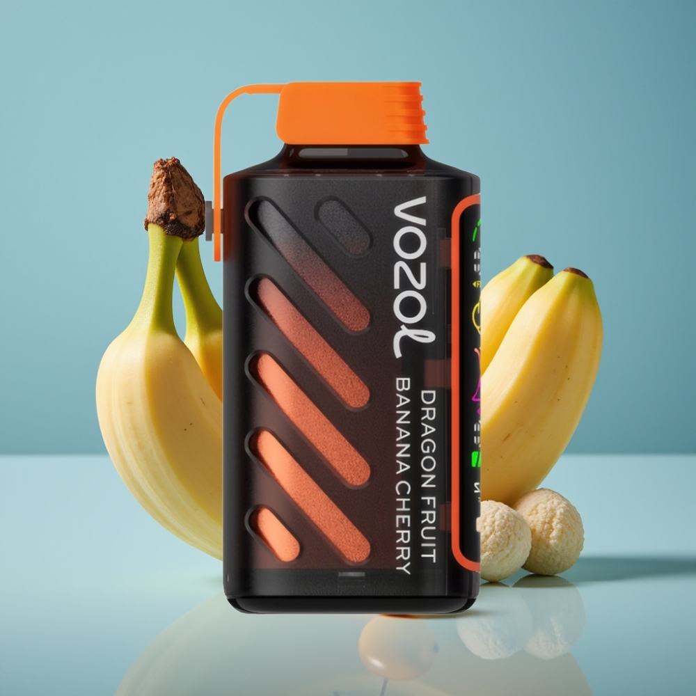 VOZOL Gear Power 20000 Puffs Dračí Ovocie Banán Čerešňa s 20mL a SiLC Tech