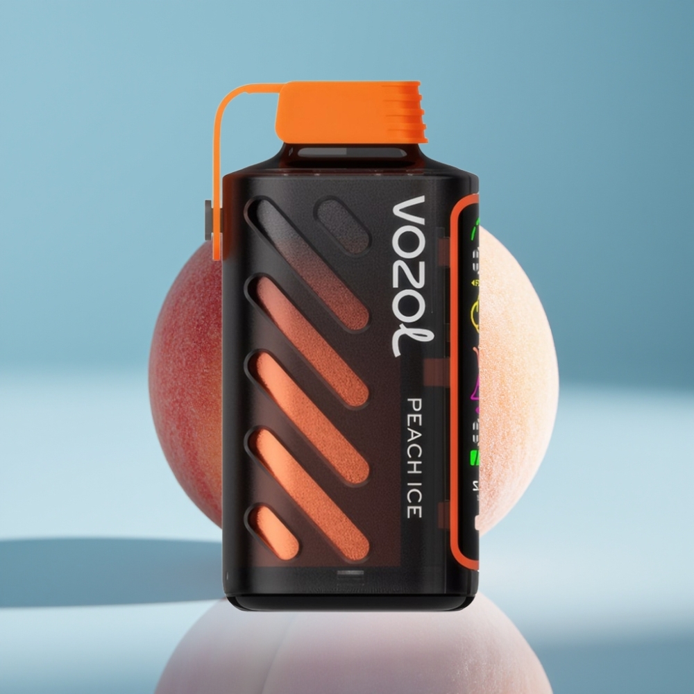VOZOL Gear Power 20000 Puffs Jednorazové Vape Broskyňový ľad s 20mL a Dual Mesh Coil