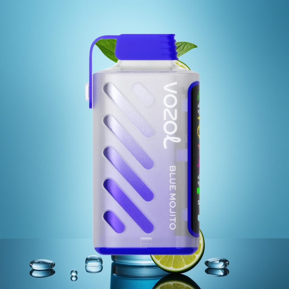 VOZOL Gear Power 20000 Puffs Jednorazové Vape Modrý Mojito SiLC Tech 20mL