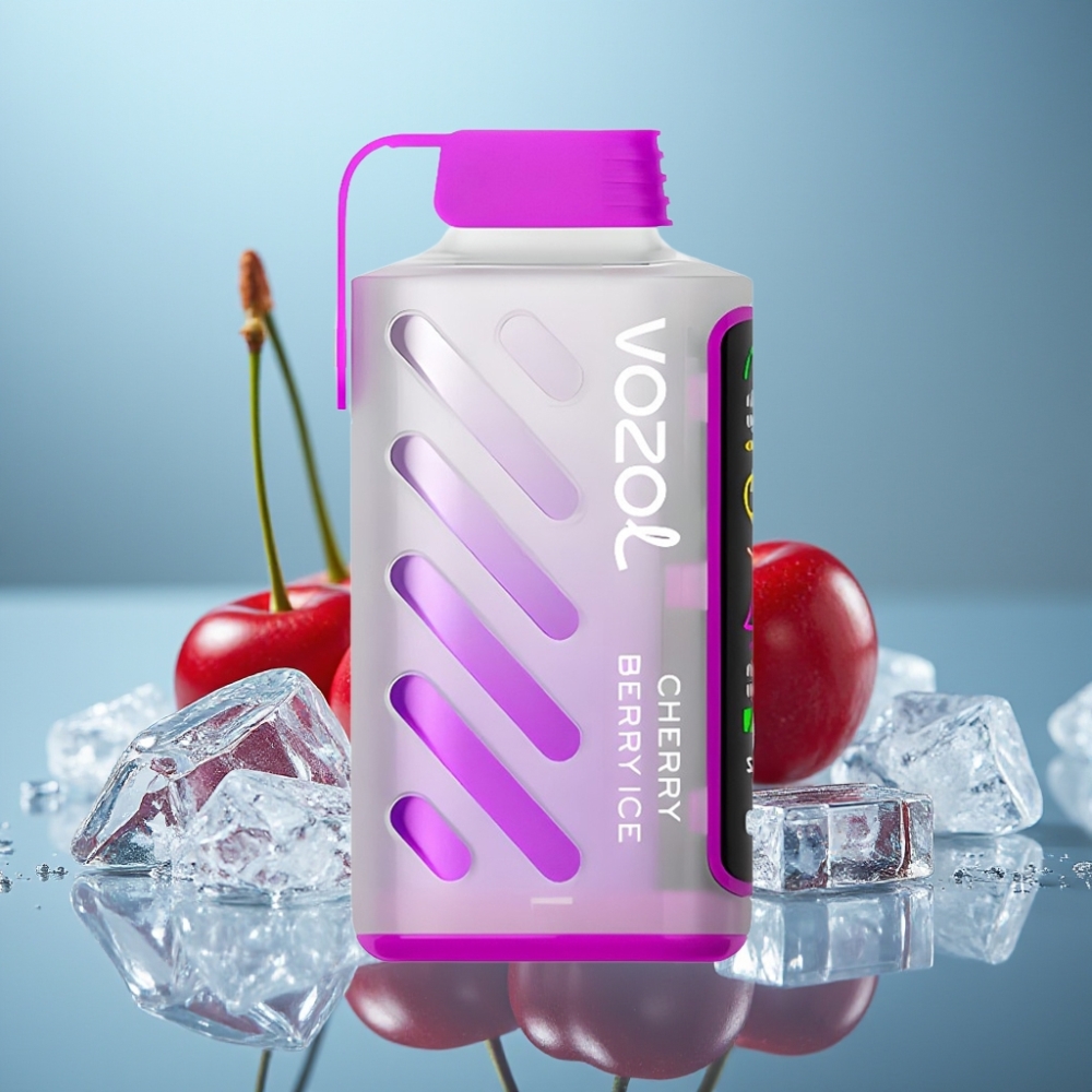 VOZOL Gear Power 20000 Puffs Jednorazové Vape Čerešňa Bobuľa Ľad s SiLC Tech a 20mL