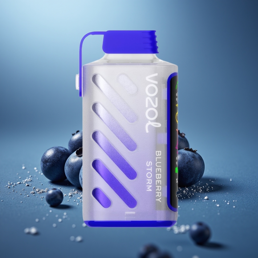 VOZOL Gear Power 20000 Puffs Jednorazové Vape Čučoriedková Búrka 20mL 50mg