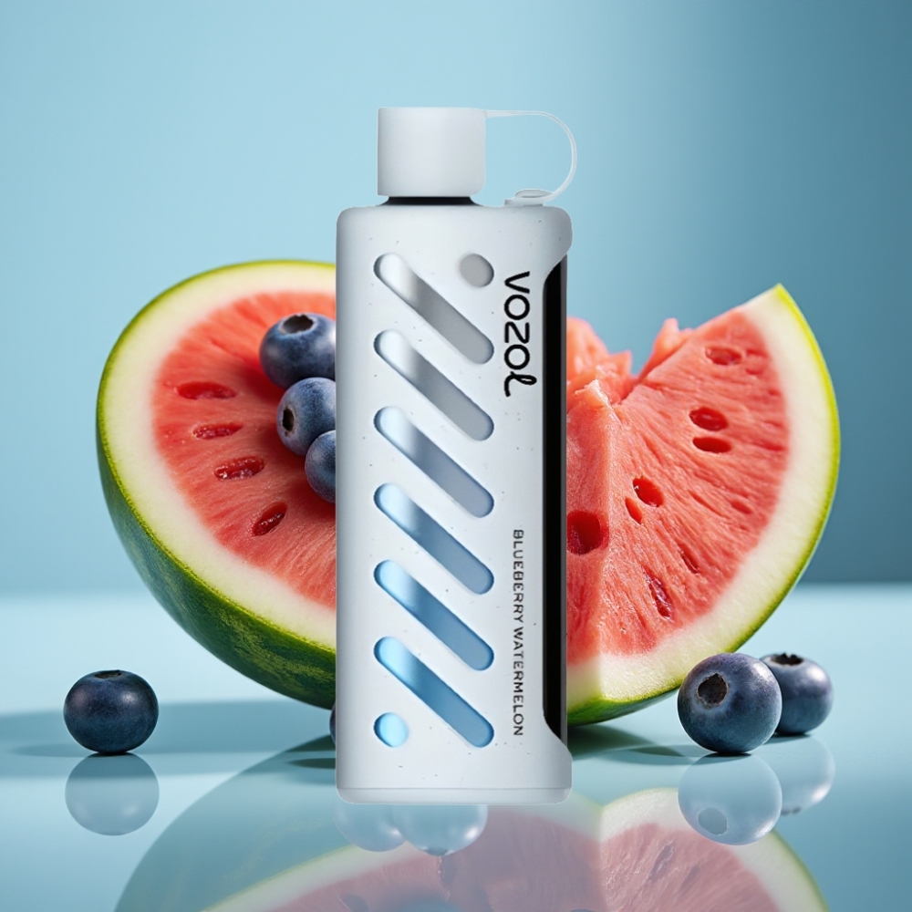 VOZOL Gear Shisha 25000 Puffs 5mg/ml Dual Mesh Čučoriedka Vodný Melón