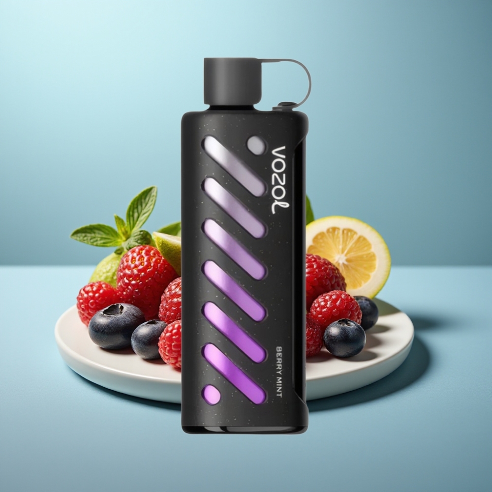 VOZOL Gear Shisha 25000 Puffs Jednorazové Vape Bobuľová Mäta a 30 Príchutí 1000mAh