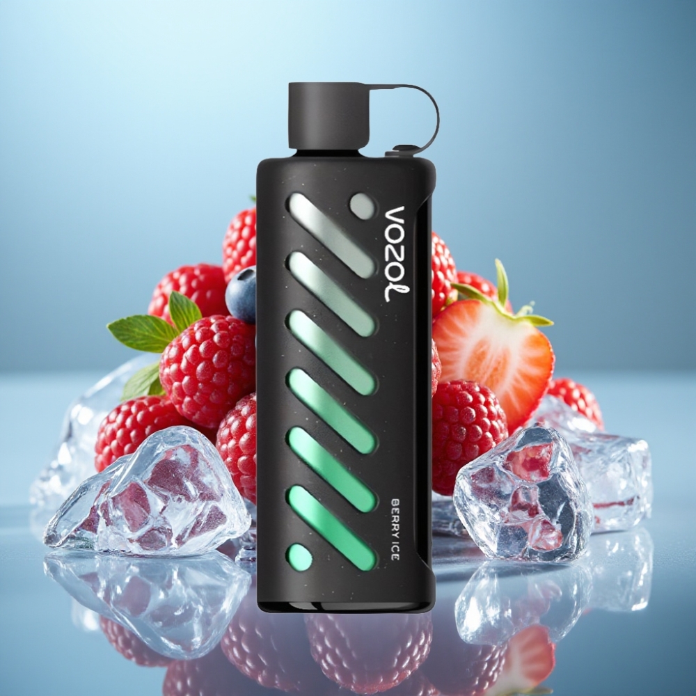 VOZOL Gear Shisha 25000 Puffs Jednorazové Vape Bobuľový ľad a 30 chutí 1000mAh