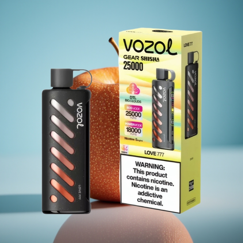 VOZOL Gear Shisha 25000 Puffs Jednorazové Vape Láskavosť 777 a 30 Príchutí
