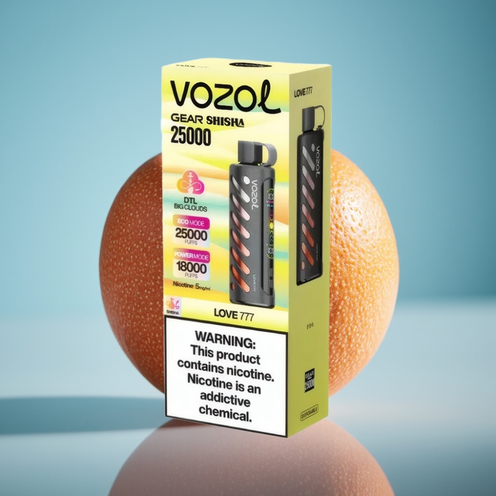 VOZOL Gear Shisha 25000 Puffs Jednorazové Vape Láskavosť 777 a 30 Príchutí