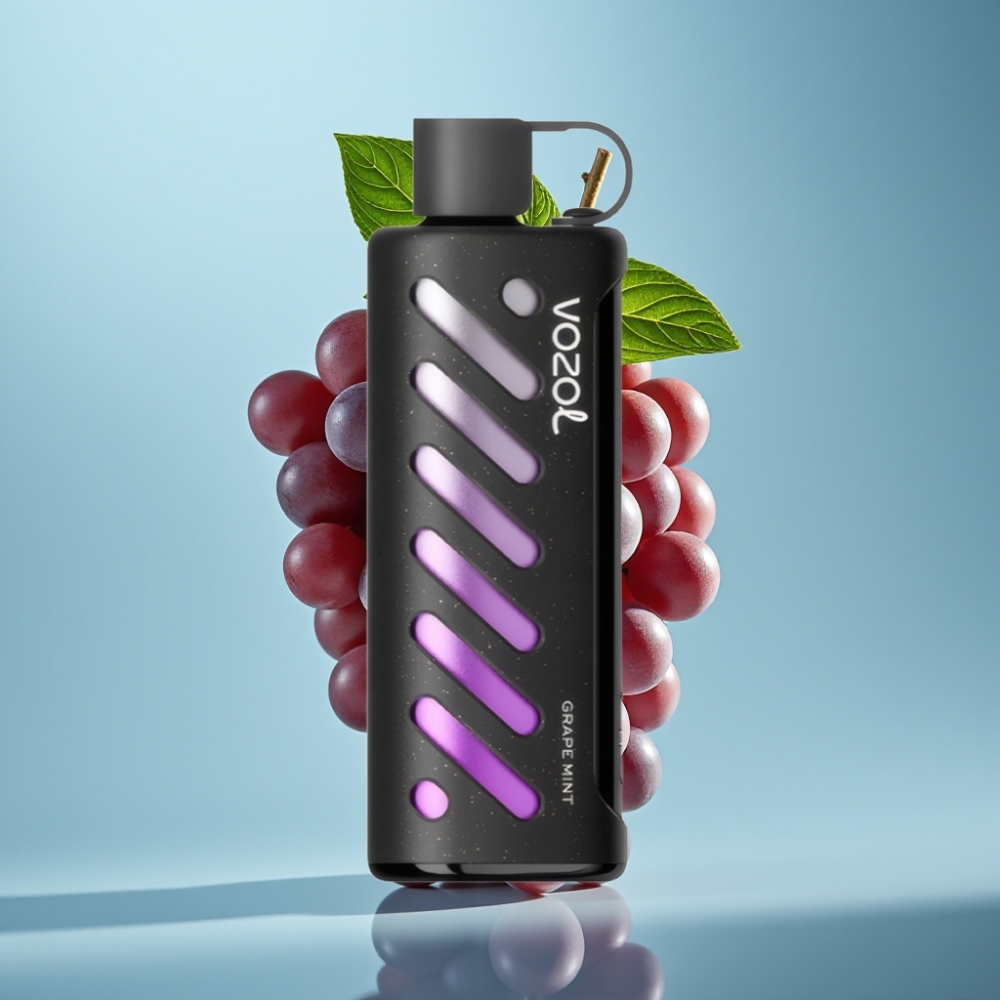 VOZOL Gear Shisha 25000 Puffs Jednorázová E-cigareta Hroznová Mäta a 30 Príchutí