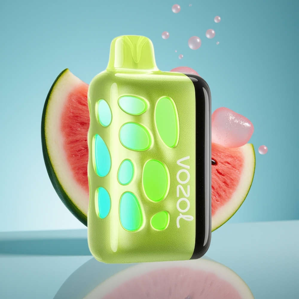 VOZOL RAVE 40000 Jednorázová E-cigareta Vodný Melón Žuvačka 20/50mg/ml 1000mAh