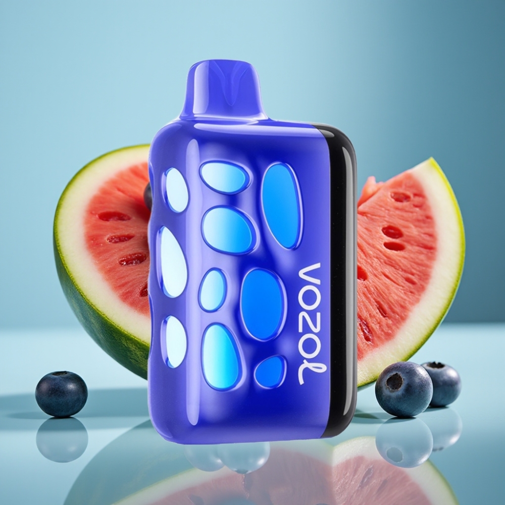 VOZOL RAVE 40000 Jednorázová E-cigareta Čučoriedka Vodný melón a 1000mAh Batéria