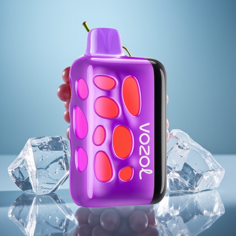 VOZOL RAVE 40000 Jednorázová Vape Hroznový Ľad s 1000mAh Batériou