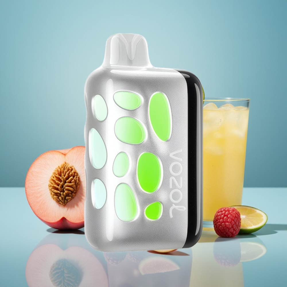 VOZOL RAVE 40000 Jednorázový Vape Broskýňa Malina Limonáda s Vibrant Glow a Beat-Synced Party Mode