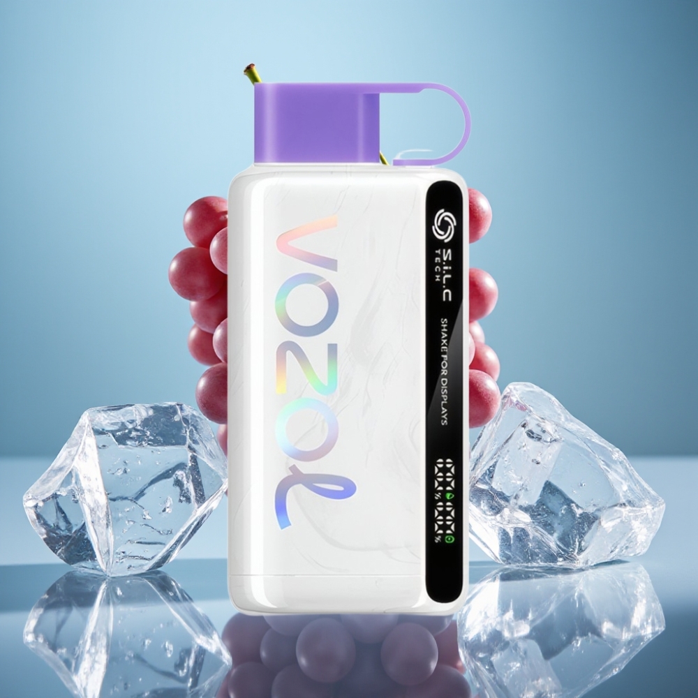 VOZOL STAR 9000/12000 Jednorázová E-Cigareta Hroznový Ľad s 650mAh Batériou VOZOL STAR 9000/12000 Jednorázová E-Cigareta s Rýchlym Nabíjaním