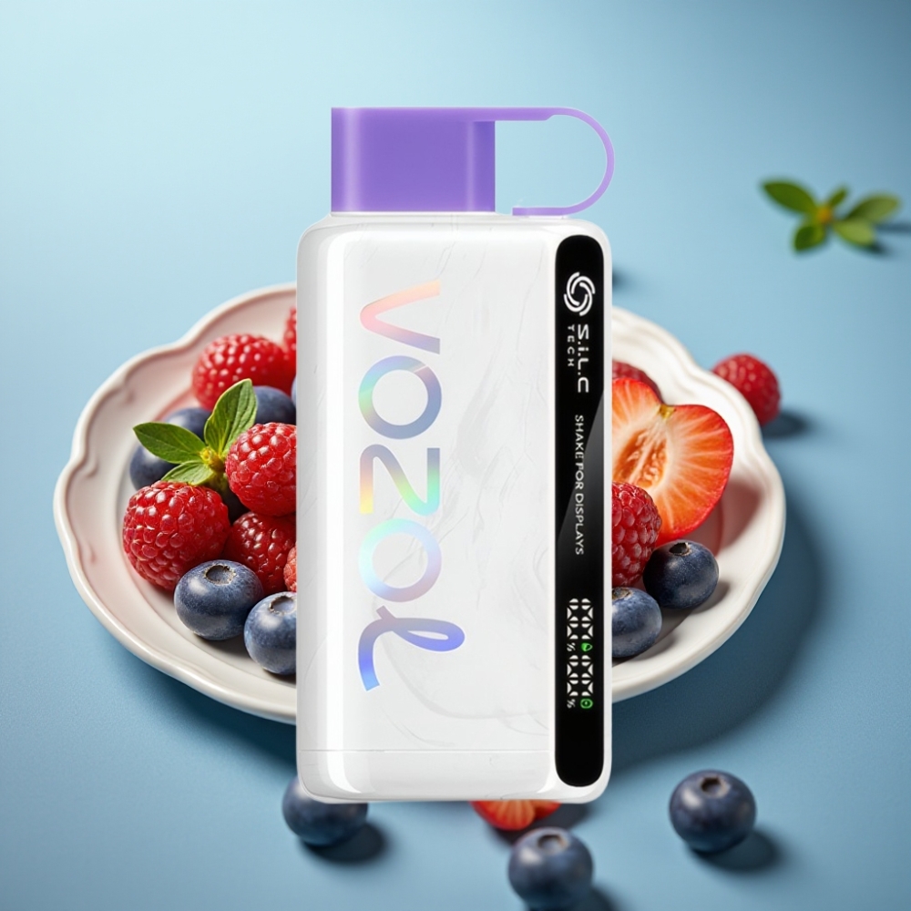 VOZOL STAR 9000/12000 Jednorázová E-cigareta Mix Jahôd s SiLC TECH a 650mAh Batériou