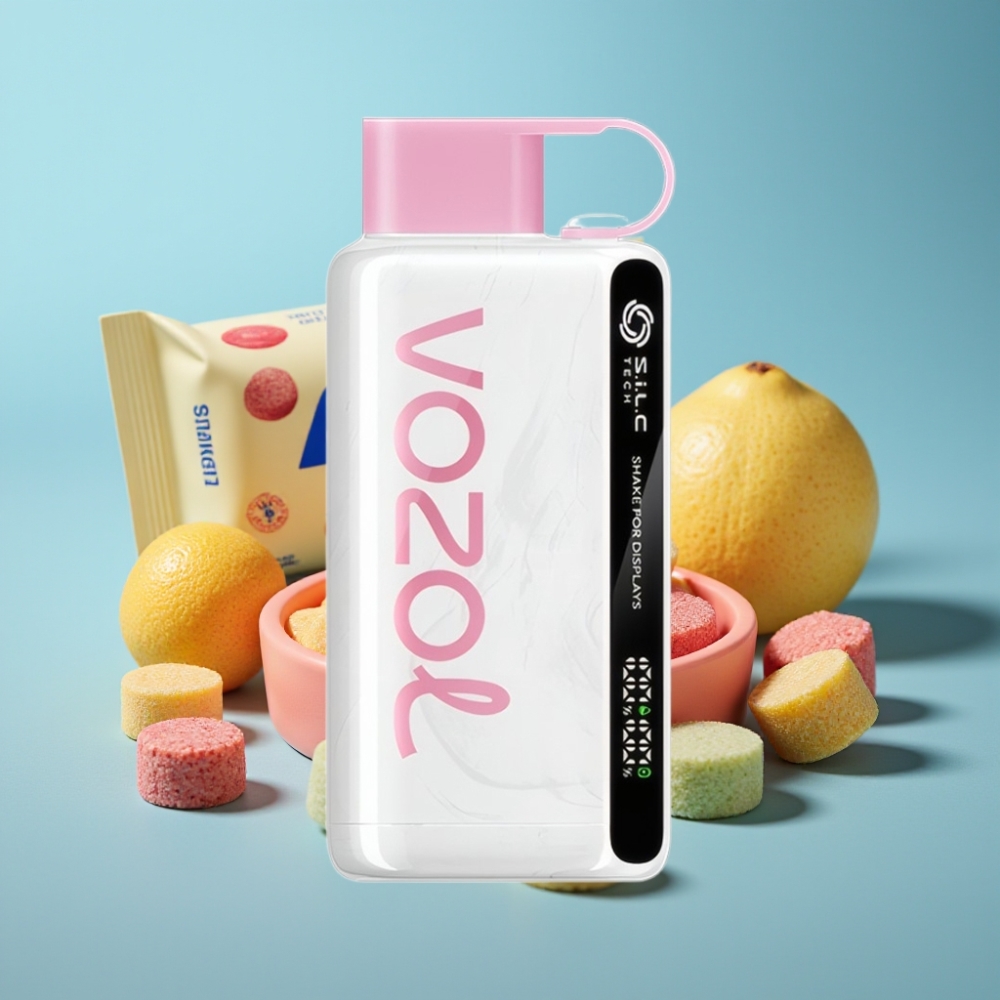 VOZOL STAR 9000/12000 Jednorázová Vape Creme Savers Candy so SiLC TECH a 650mAh batériou