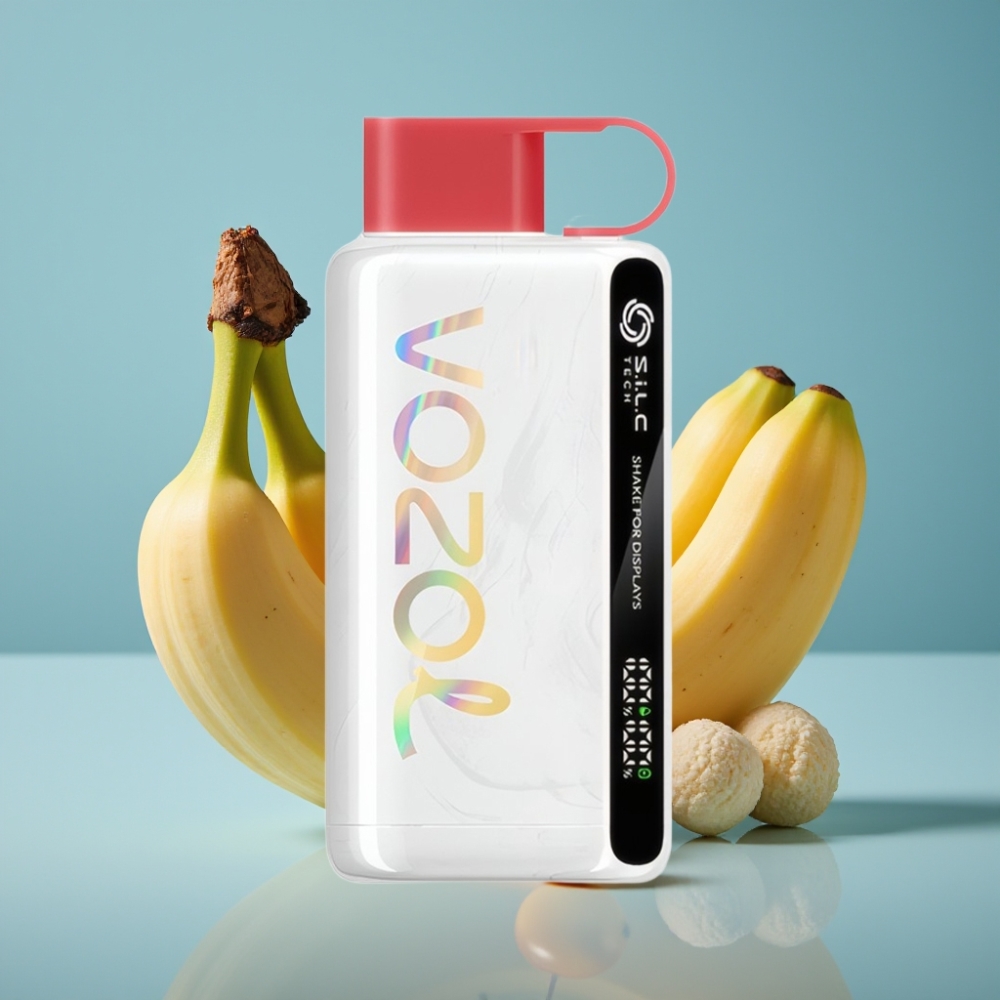 VOZOL STAR 9000/12000 Jednorázová Vape Dračí Ovocie Banana Cherry s 650mAh a rýchlym nabíjaním