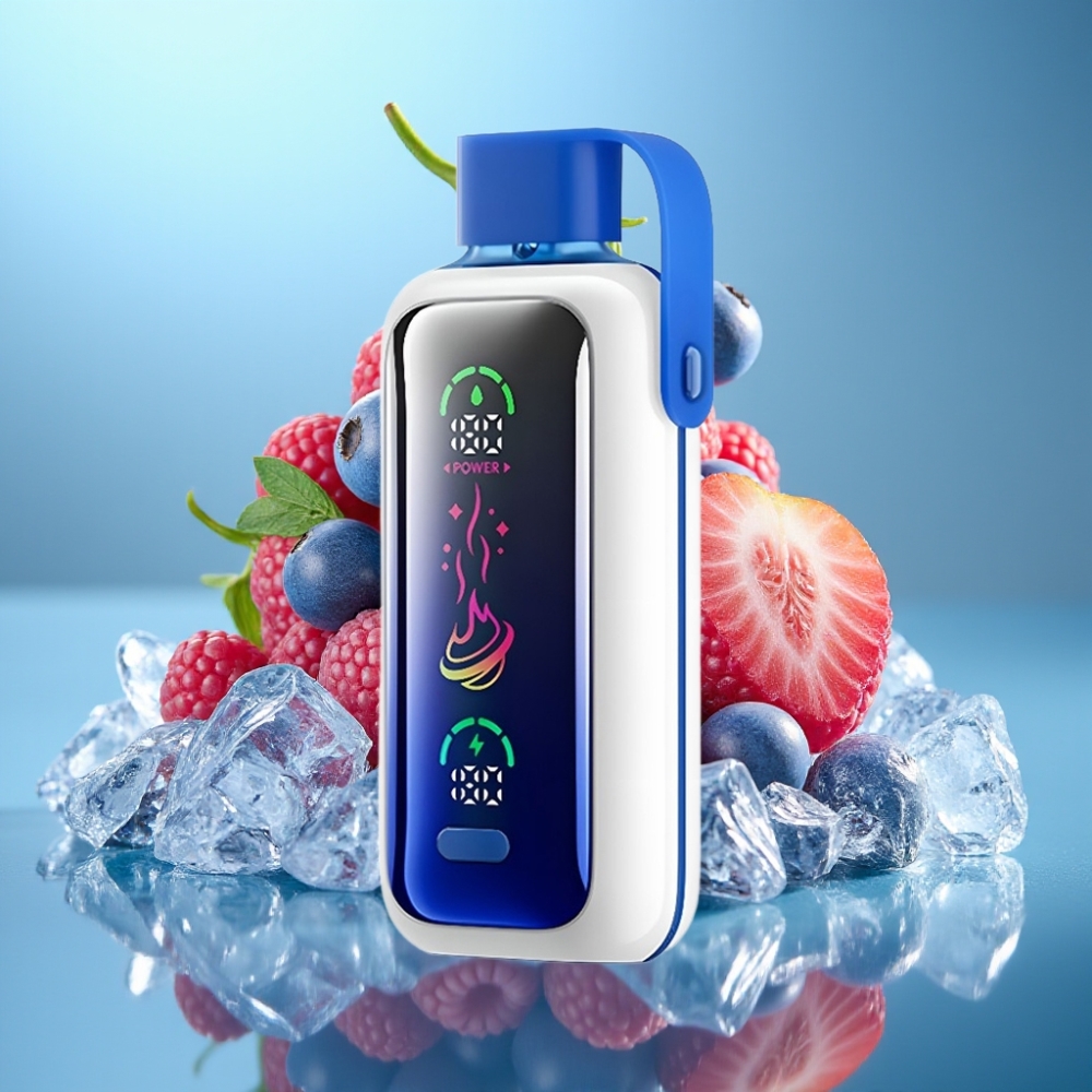 VOZOL Star 20000 Puffs Jednorazové Vape Modrá Malina Ľadová s 22 HD obrazovkou