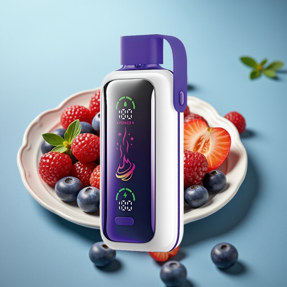 VOZOL Star 20000 Puffs Jednorázová E-cigareta Mix Lesného Ovocia s 22 HD obrazovkou