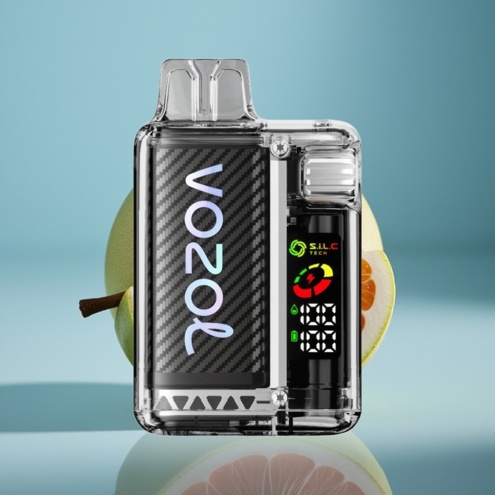 VOZOL Vista 20 000 Pufov Jednorázová E-cigareta Vanilková Tabak s OLED Displejom a 650mAh Batériou