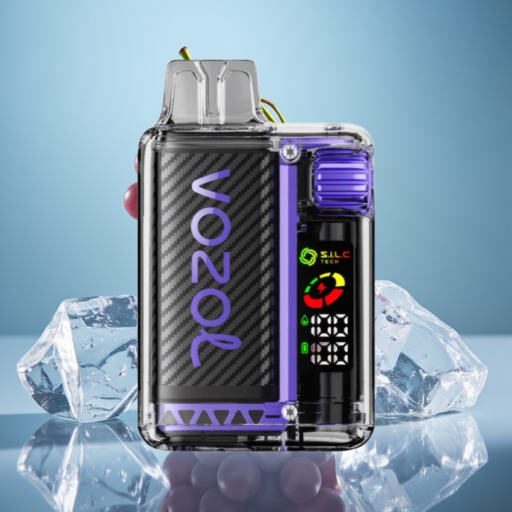 VOZOL Vista 20 000 Pufy Dobíjateľná Eko Vape Hroznový ľad s OLED Displejom