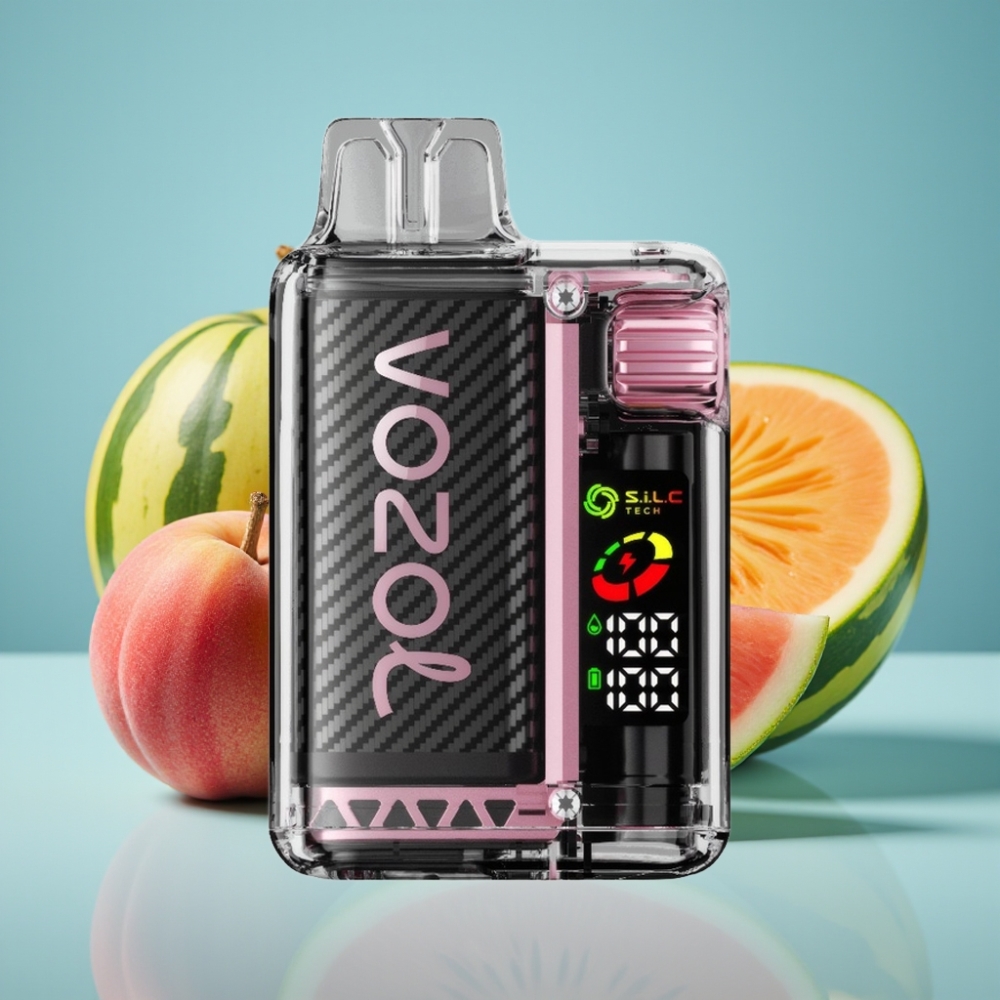 VOZOL Vista 20000 Puffs Dobíjateľná Eko Vape Broskyňa Mangovo Melónová 650mAh