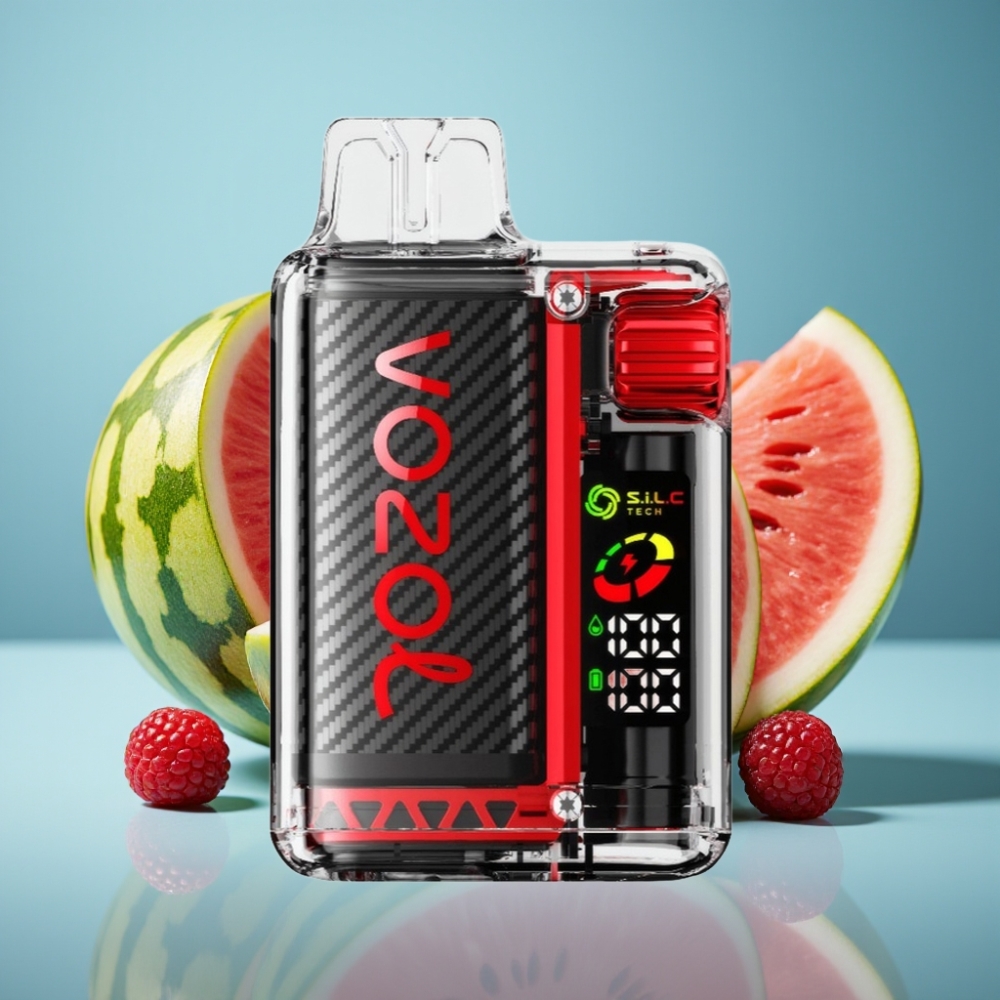 VOZOL Vista 20000 Puffs Dobíjateľná Elektrónka Malina Vodný Melón 650mAh 2 Nikotín