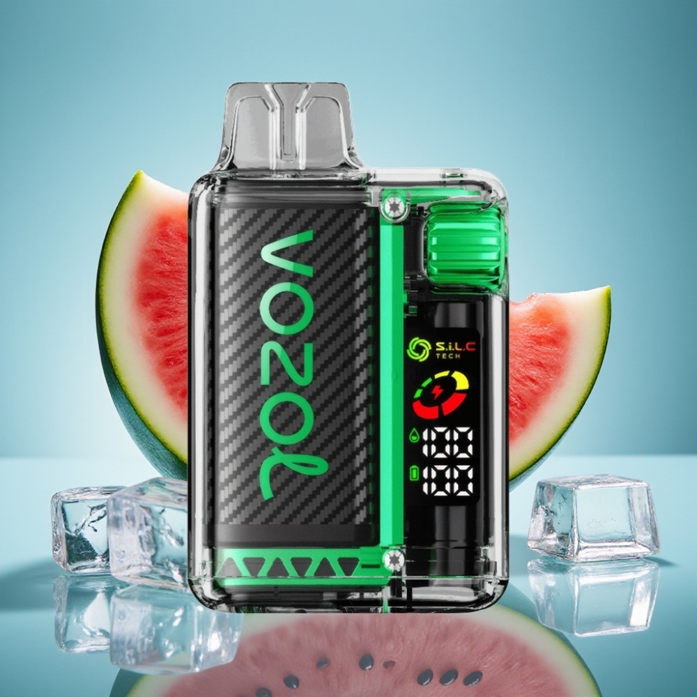 VOZOL Vista 20000 Ťahu Jednorázová Vape Melónový ľad s OLED Displejom a 650mAh Batériou