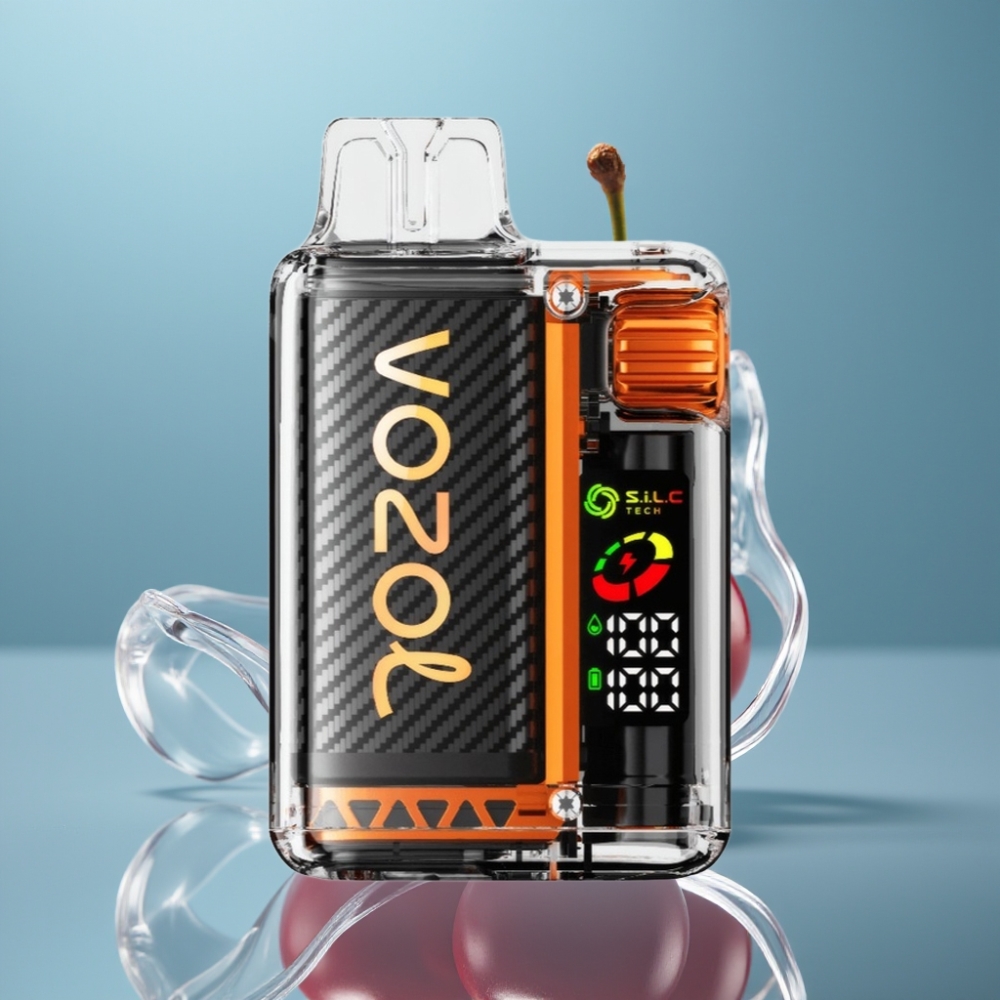 VOZOL Vista 20000 Ťahy Jednorázová E-cigareta Čerešňová Kola s OLED displejom a 650mAh batériou