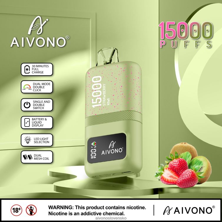 Aivono Vape Slovensko 62L8BJ63 Aivono AIM magic 15 000 jahodové kiwi
