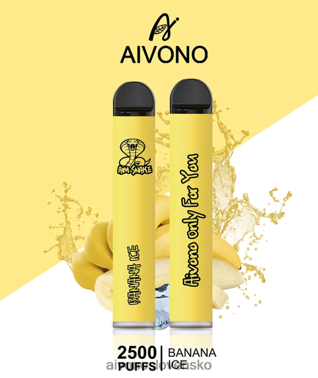 Aivono Puffs 62L8BJ298 Aivono AIM SNAKE 2500 banánový ľad