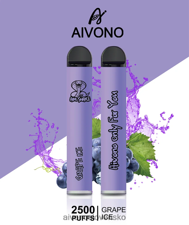 Aivono Vape Slovensko 62L8BJ306 Aivono AIM SNAKE 2500 hroznový ľad
