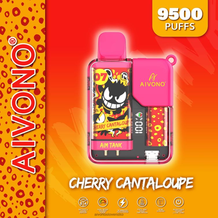 Aivono Vape Slovensko 62L8BJ45 Aivono AIM TANK 9500 čerešňový melón