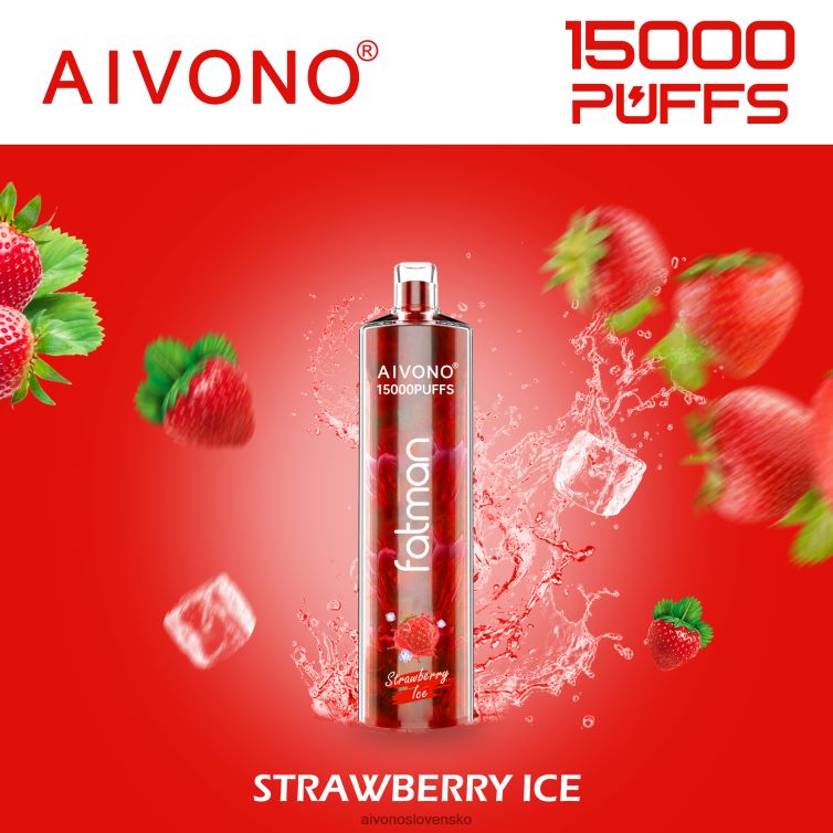 Aivono Slovensko 62L8BJ11 Aivono FATMAN 15 000 jahodový ľad
