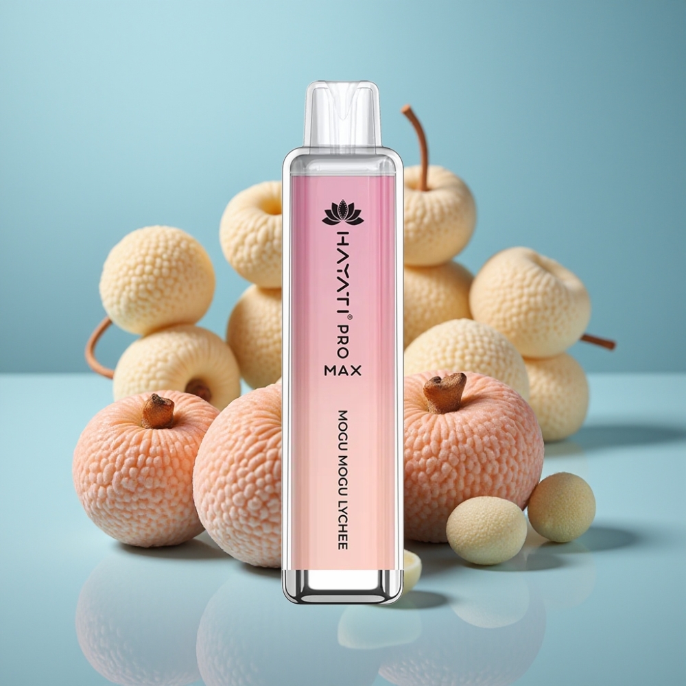 Hayati Pro Max 4000 Puffs Jednorazové Vape Mogu Mogu Lychee 2% Nikotín, 1400mAh